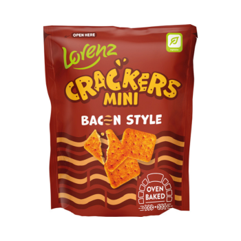 755058 Lorenz Crackers Mini Bacon Style, 100g